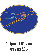 Billiards Clipart #1705833 by patrimonio