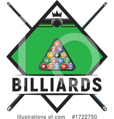 Royalty-Free (RF) Billiards Clipart Illustration by Vector Tradition SM - Stock Sample #1722750