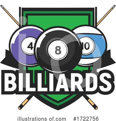 Royalty-Free (RF) Billiards Clipart Illustration by Vector Tradition SM - Stock Sample #1722756