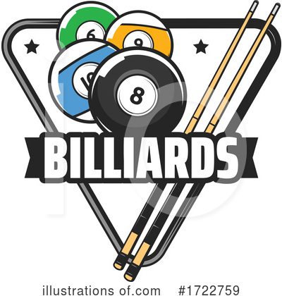 Royalty-Free (RF) Billiards Clipart Illustration by Vector Tradition SM - Stock Sample #1722759