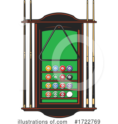 Royalty-Free (RF) Billiards Clipart Illustration by Vector Tradition SM - Stock Sample #1722769