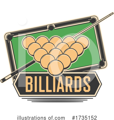 Royalty-Free (RF) Billiards Clipart Illustration by Vector Tradition SM - Stock Sample #1735152
