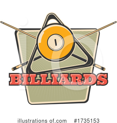 Royalty-Free (RF) Billiards Clipart Illustration by Vector Tradition SM - Stock Sample #1735153