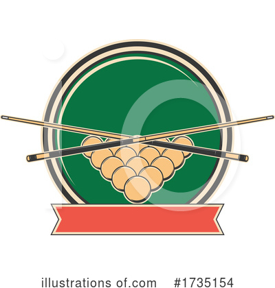 Royalty-Free (RF) Billiards Clipart Illustration by Vector Tradition SM - Stock Sample #1735154