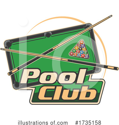 Royalty-Free (RF) Billiards Clipart Illustration by Vector Tradition SM - Stock Sample #1735158