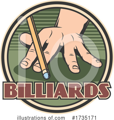 Royalty-Free (RF) Billiards Clipart Illustration by Vector Tradition SM - Stock Sample #1735171