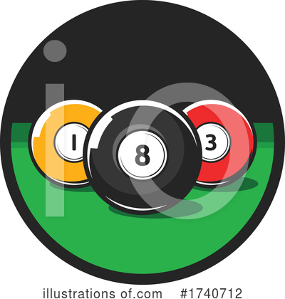 Royalty-Free (RF) Billiards Clipart Illustration by Vector Tradition SM - Stock Sample #1740712