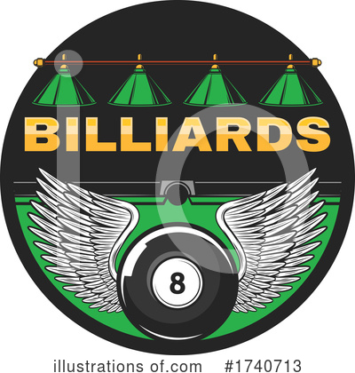 Royalty-Free (RF) Billiards Clipart Illustration by Vector Tradition SM - Stock Sample #1740713
