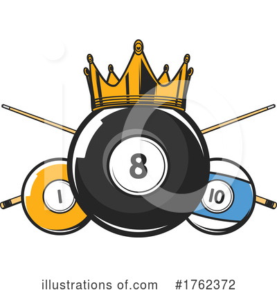 Royalty-Free (RF) Billiards Clipart Illustration by Vector Tradition SM - Stock Sample #1762372