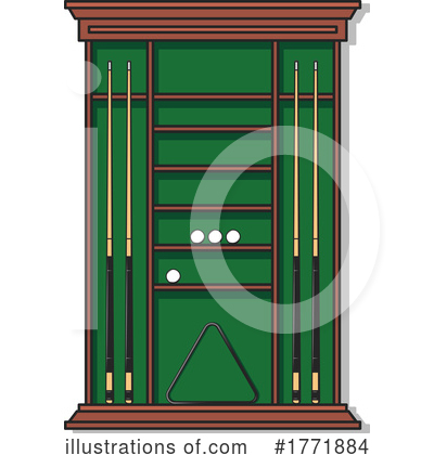 Royalty-Free (RF) Billiards Clipart Illustration by Vector Tradition SM - Stock Sample #1771884