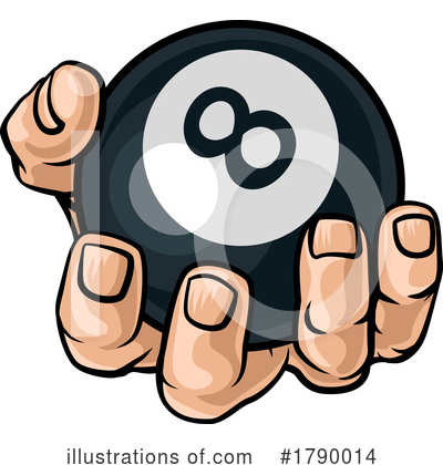 Eight Balls Clipart #1790014 by AtStockIllustration