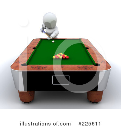 Royalty-Free (RF) Billiards Clipart Illustration by KJ Pargeter - Stock Sample #225611