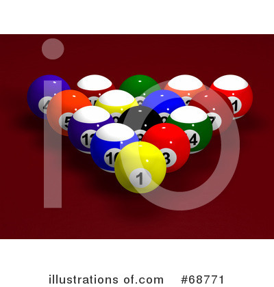 Billiards Clipart #68771 by ShazamImages