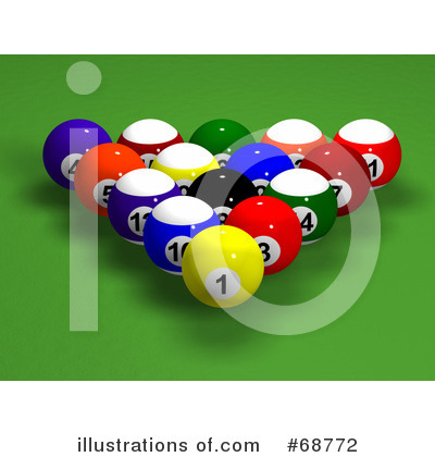 Billiards Clipart #68772 by ShazamImages