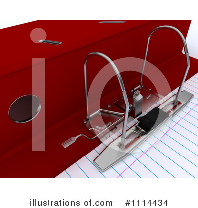 Royalty-Free (RF) Binders Clipart Illustration by KJ Pargeter - Stock Sample #1114434