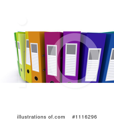 Royalty-Free (RF) Binders Clipart Illustration by KJ Pargeter - Stock Sample #1116296