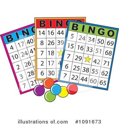 Royalty-Free (RF) Bingo Clipart Illustration by Maria Bell - Stock Sample #1091673