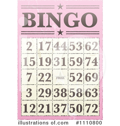 Royalty-Free (RF) Bingo Clipart Illustration by michaeltravers - Stock Sample #1110800