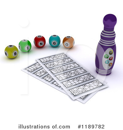 Royalty-Free (RF) Bingo Clipart Illustration by KJ Pargeter - Stock Sample #1189782