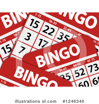 Royalty-Free (RF) Bingo Clipart Illustration by elaineitalia - Stock Sample #1246340