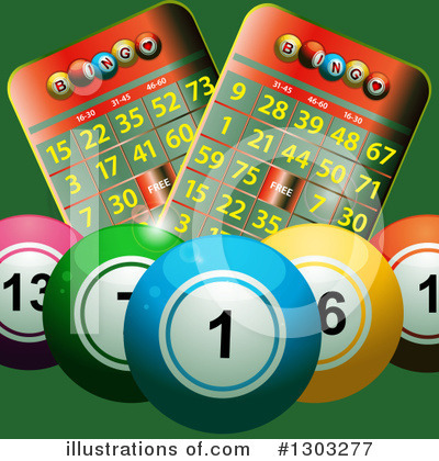 Royalty-Free (RF) Bingo Clipart Illustration by elaineitalia - Stock Sample #1303277
