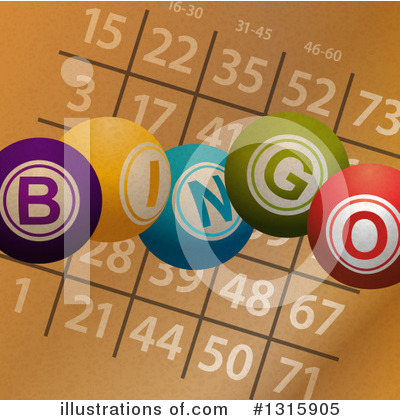 Royalty-Free (RF) Bingo Clipart Illustration by elaineitalia - Stock Sample #1315905