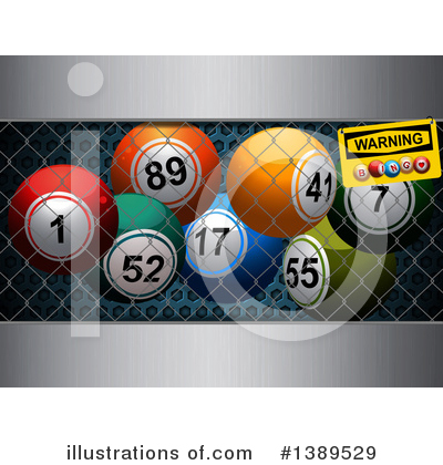 Royalty-Free (RF) Bingo Clipart Illustration by elaineitalia - Stock Sample #1389529