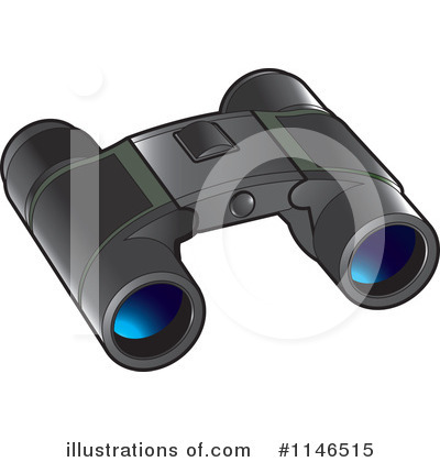 Binoculars Clipart #1146515 by Lal Perera