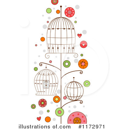 Royalty-Free (RF) Bird Cage Clipart Illustration by BNP Design Studio - Stock Sample #1172971