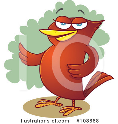 Royalty-Free (RF) Bird Clipart Illustration by Qiun - Stock Sample #103888