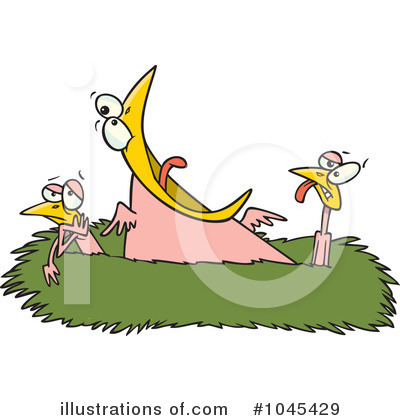 Royalty-Free (RF) Bird Clipart Illustration by toonaday - Stock Sample #1045429