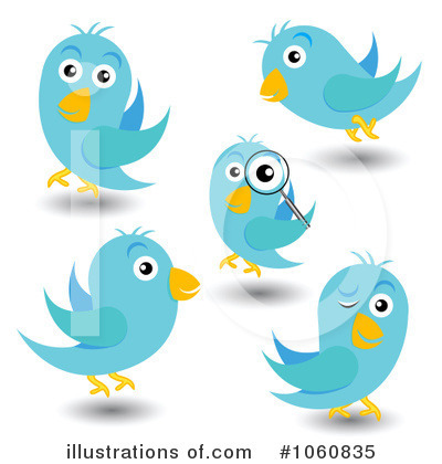 Royalty-Free (RF) Bird Clipart Illustration by vectorace - Stock Sample #1060835