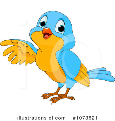 Royalty-Free (RF) Bird Clipart Illustration by Pushkin - Stock Sample #1073621