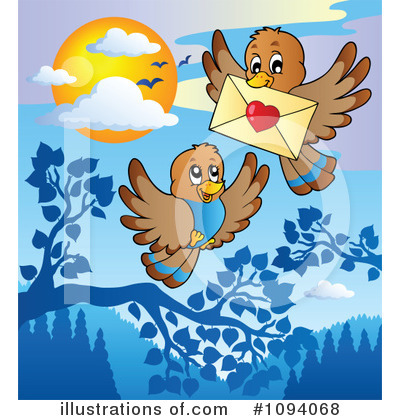 Royalty-Free (RF) Bird Clipart Illustration by visekart - Stock Sample #1094068