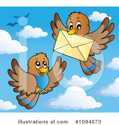 Royalty-Free (RF) Bird Clipart Illustration by visekart - Stock Sample #1094073