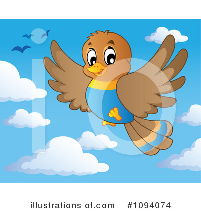 Royalty-Free (RF) Bird Clipart Illustration by visekart - Stock Sample #1094074