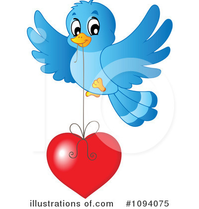 Royalty-Free (RF) Bird Clipart Illustration by visekart - Stock Sample #1094075