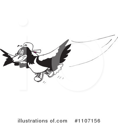 Royalty-Free (RF) Bird Clipart Illustration by Dennis Holmes Designs - Stock Sample #1107156