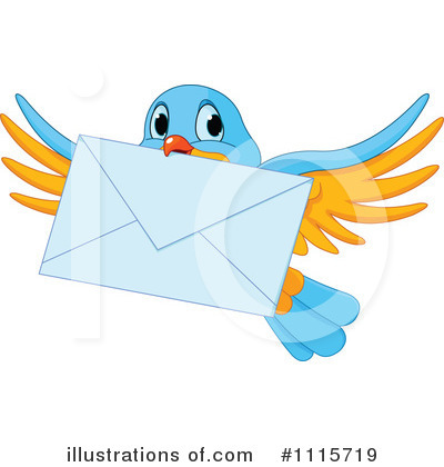 Royalty-Free (RF) Bird Clipart Illustration by Pushkin - Stock Sample #1115719