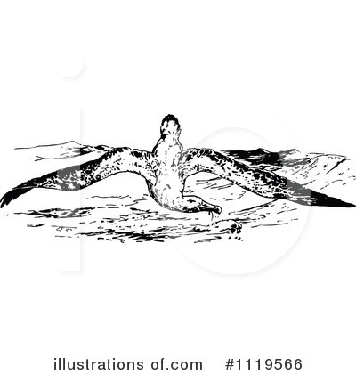 Royalty-Free (RF) Bird Clipart Illustration by Prawny Vintage - Stock Sample #1119566