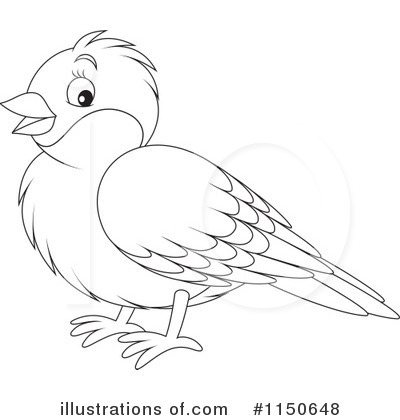 Royalty-Free (RF) Bird Clipart Illustration by Alex Bannykh - Stock Sample #1150648