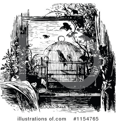 Bird Cage Clipart #1154765 by Prawny Vintage