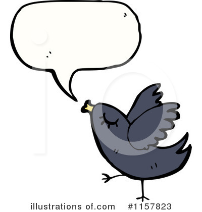 Royalty-Free (RF) Bird Clipart Illustration by lineartestpilot - Stock Sample #1157823
