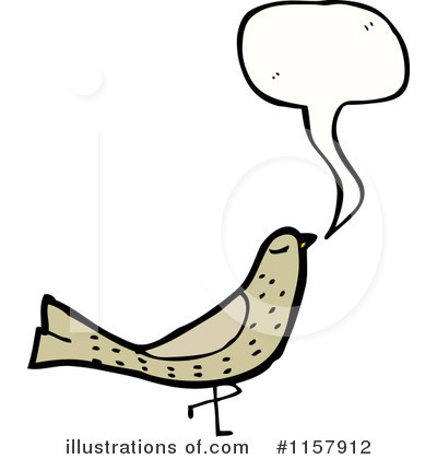 Royalty-Free (RF) Bird Clipart Illustration by lineartestpilot - Stock Sample #1157912