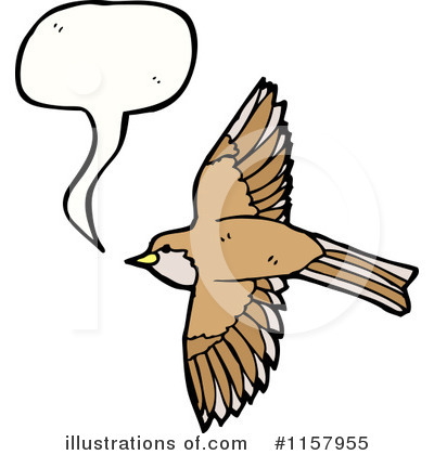 Royalty-Free (RF) Bird Clipart Illustration by lineartestpilot - Stock Sample #1157955