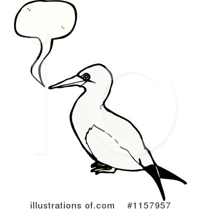 Royalty-Free (RF) Bird Clipart Illustration by lineartestpilot - Stock Sample #1157957