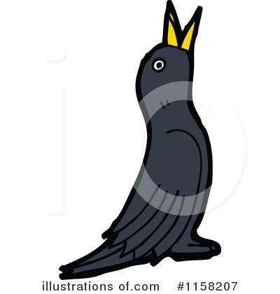 Royalty-Free (RF) Bird Clipart Illustration by lineartestpilot - Stock Sample #1158207
