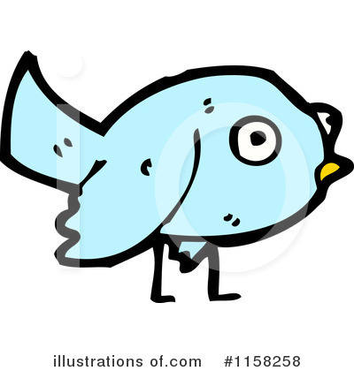 Royalty-Free (RF) Bird Clipart Illustration by lineartestpilot - Stock Sample #1158258