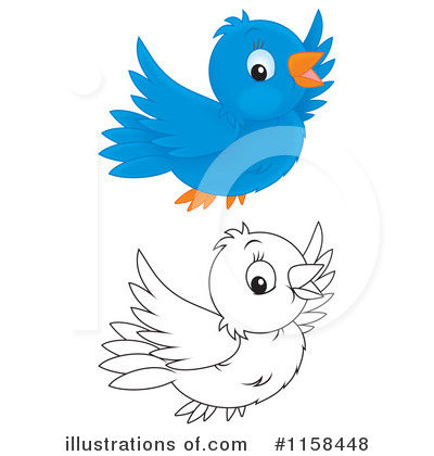 Royalty-Free (RF) Bird Clipart Illustration by Alex Bannykh - Stock Sample #1158448