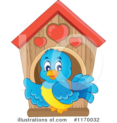Blue Bird Clipart #1170032 by visekart